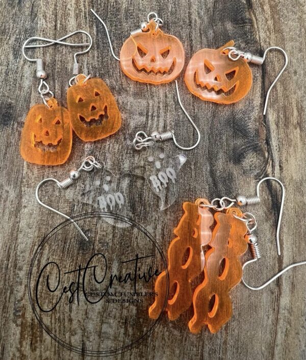 Acrylic Halloween Earrings