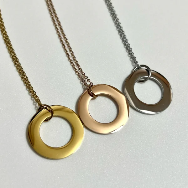 Circle (Open) Charm Necklace
