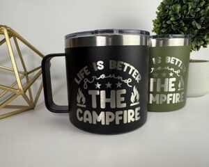 Engraved 14oz Camper Mug