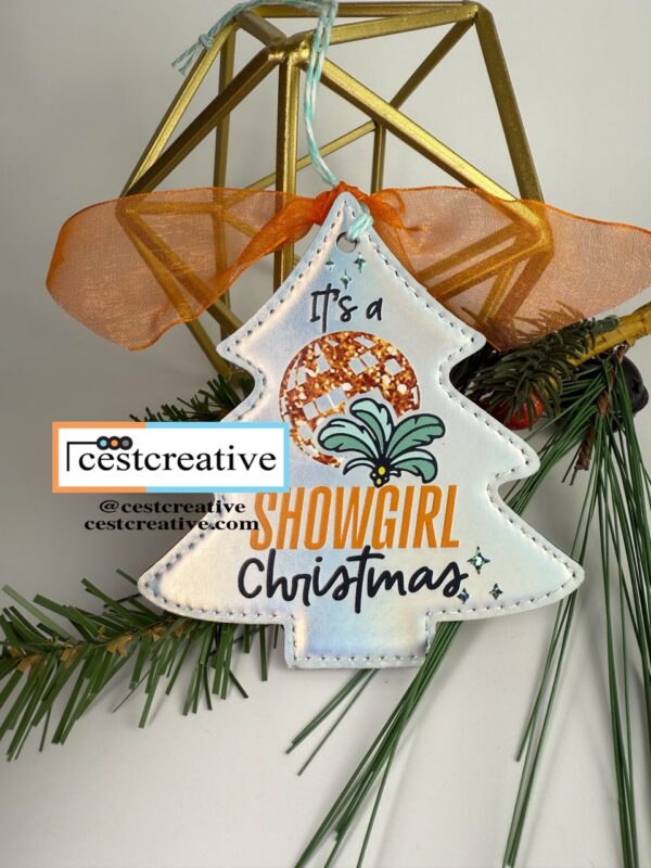 Showgirl Christmas Holographic Tree - Image 3