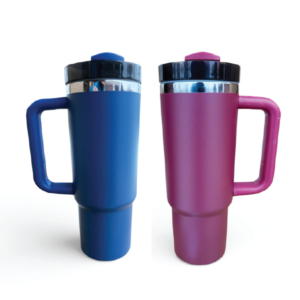 30oz Tumbler with Handle CHROME